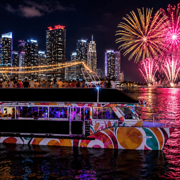 Miami 4th of July Fireworks Cruise with Drinks - Miami Sightseeing Cruises